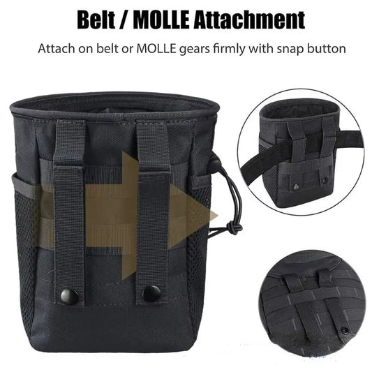 POCHETTE DUMP TACTIQUE MOLLE À CORDON