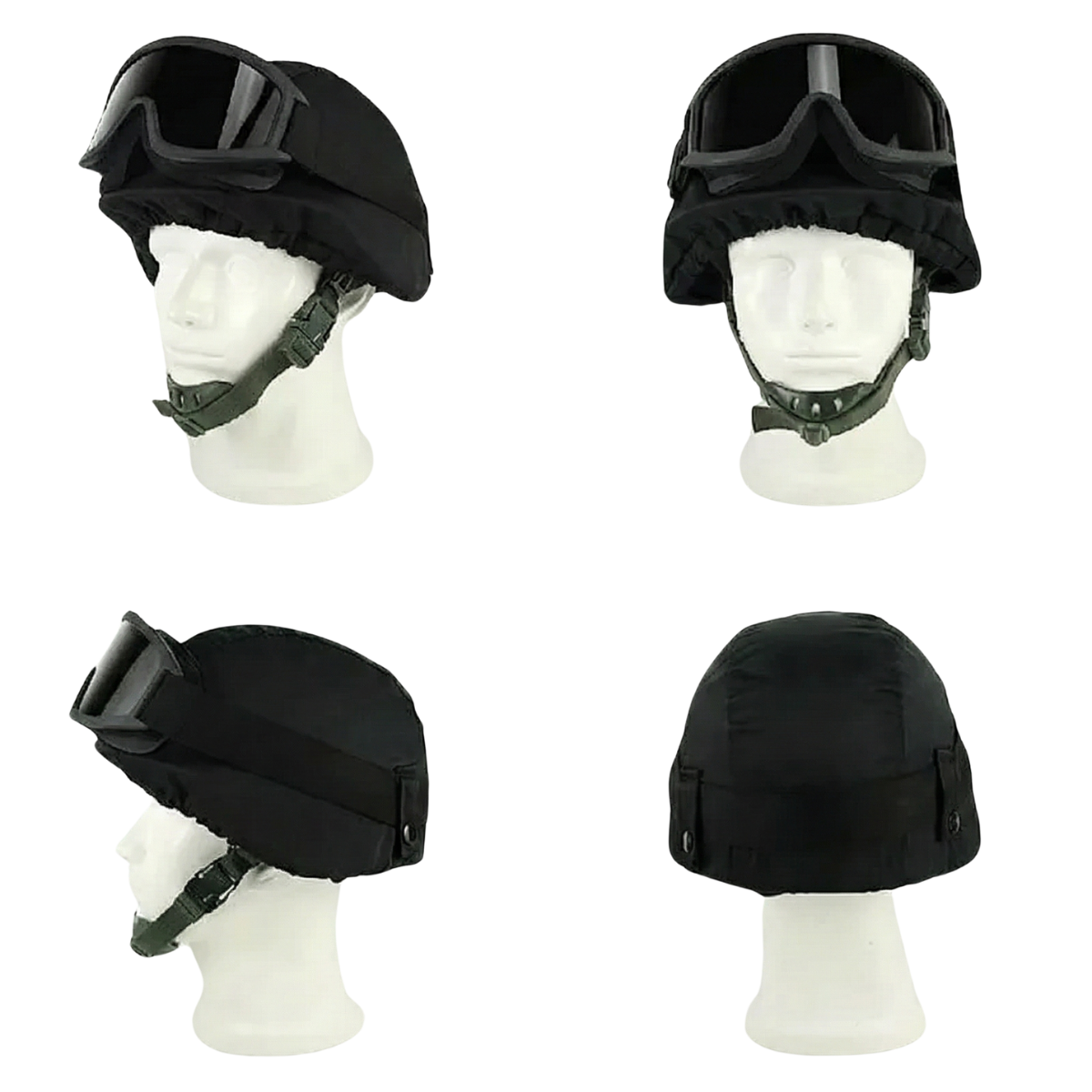 CASQUE 6B26 PACK BLACK OPS : ACIER + LUNETTES