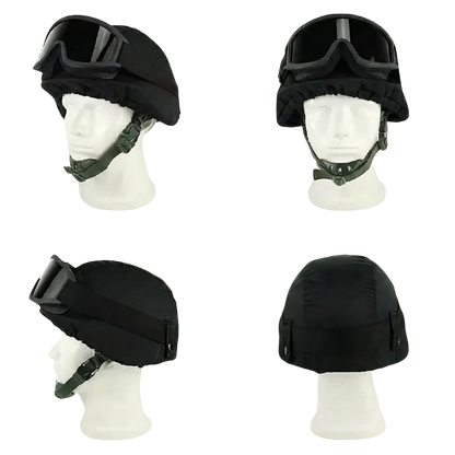 CASQUE 6B26 PACK BLACK OPS : ACIER + LUNETTES