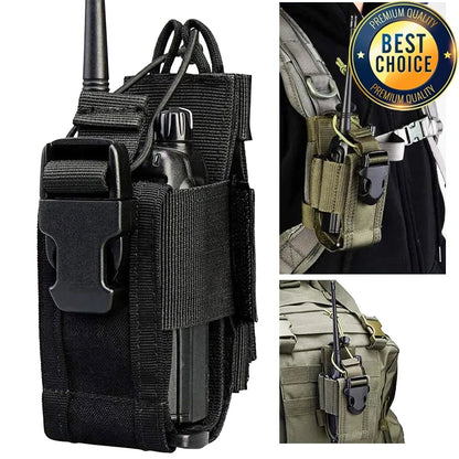 POCHETTE RADIO TACTIQUE MOLLE AJUSTABLE