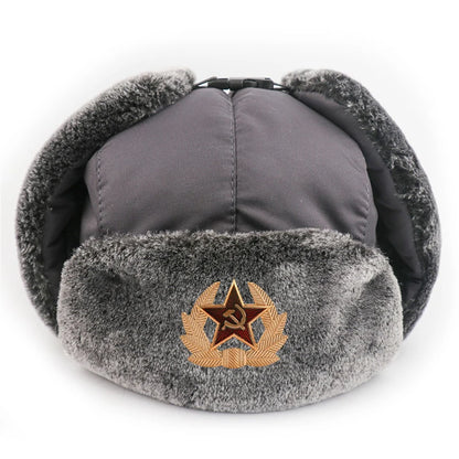 Ushanka Russe Hivernale Red Star