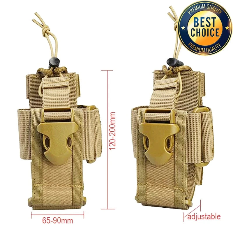 POCHETTE RADIO TACTIQUE MOLLE AJUSTABLE