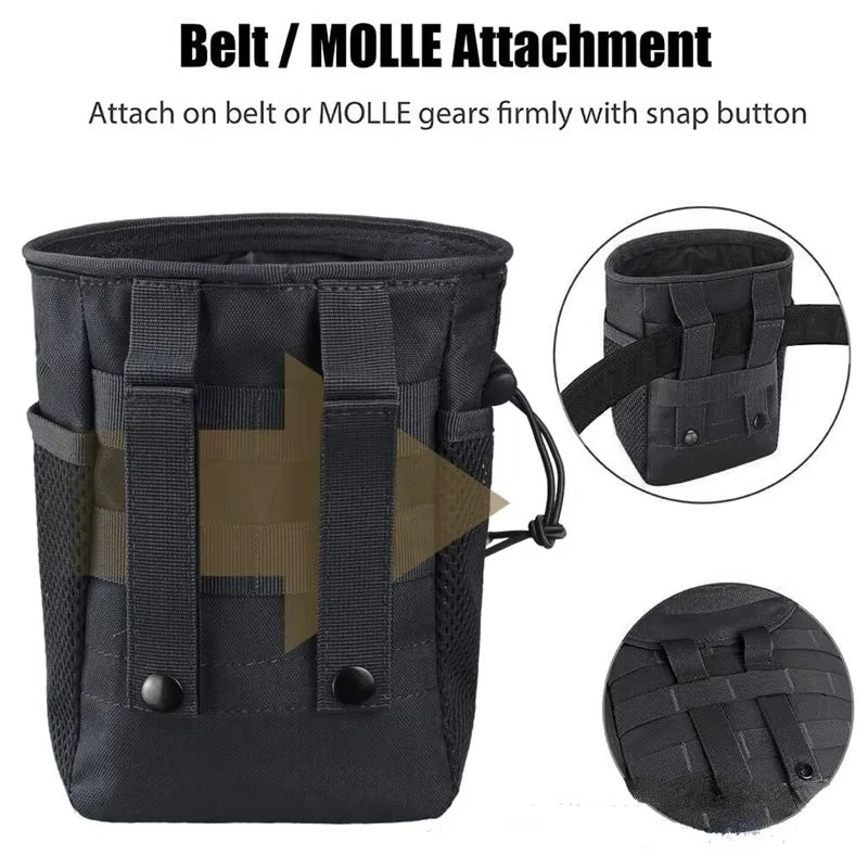 POCHETTE DUMP TACTIQUE MOLLE À CORDON