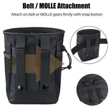 POCHETTE DUMP TACTIQUE MOLLE À CORDON